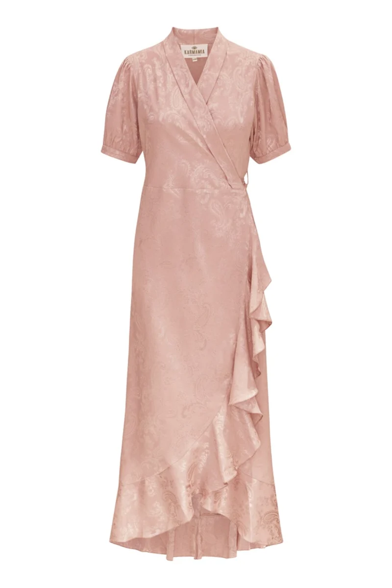 Karmamia - Iris Dress - Rose Jacquard