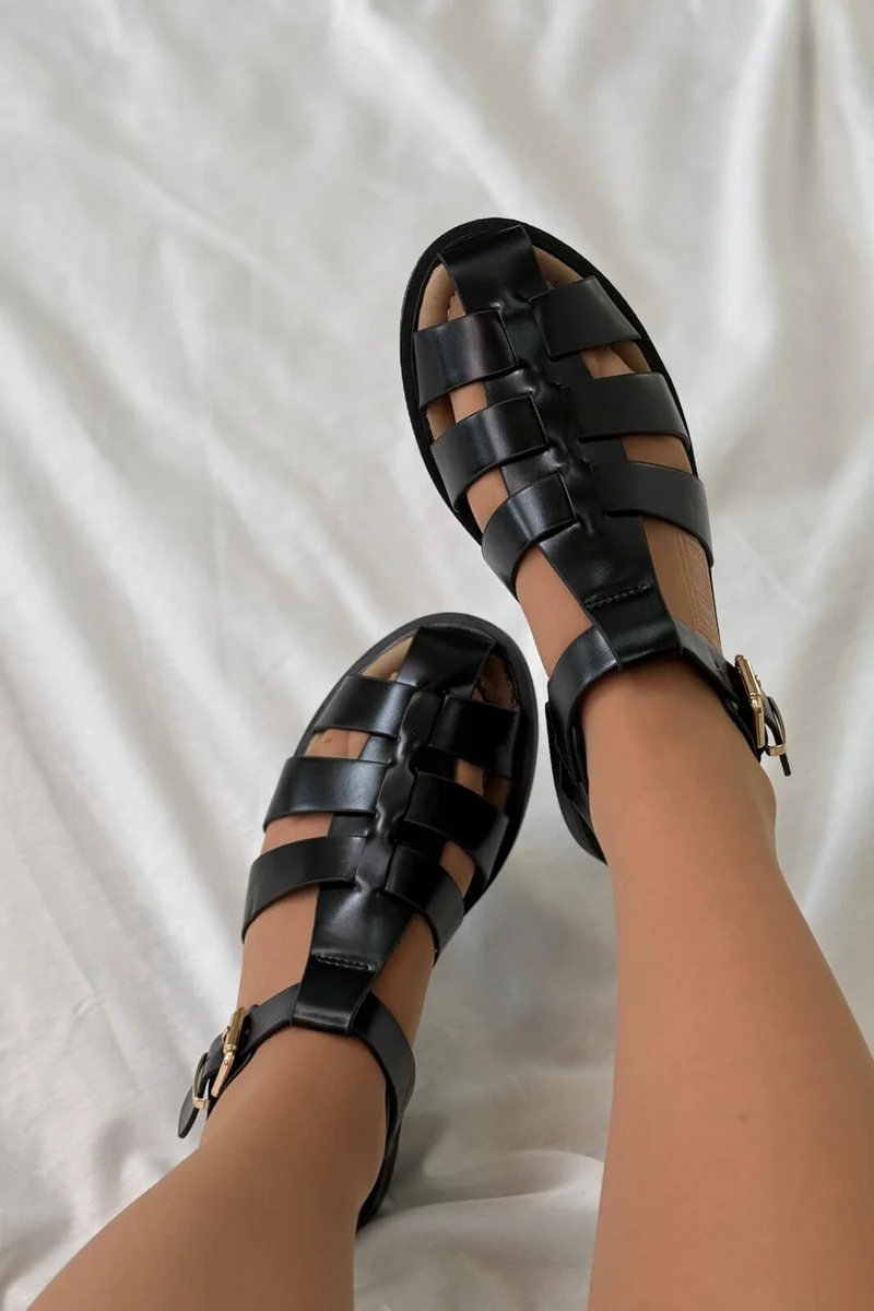 Bloom - Gilda Sandal - Black