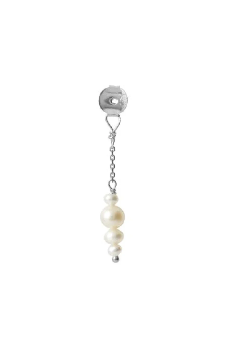 Stine A - Petit Pearl Berries Behind Ear Earring 1311-00 - Silver