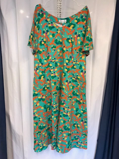 Secondhand: Kerstin - Butterfly bloom tropic - 2XL