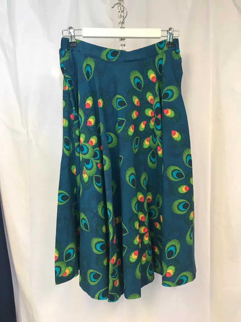 Secondhand: Cilla - Peacock multi blue - L