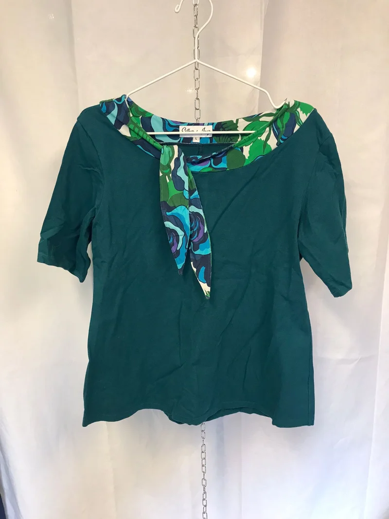 Secondhand: Sanna - Turkos med Roza blue - L