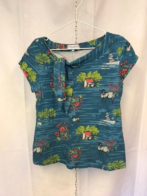 Secondhand: Sanna - Kalkstenshawaii dark blue - L