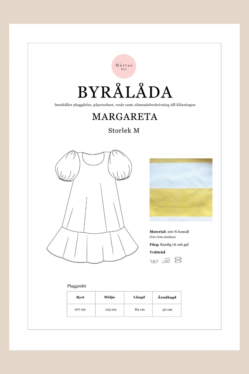 BYRÅLÅDA - Margareta klänning M