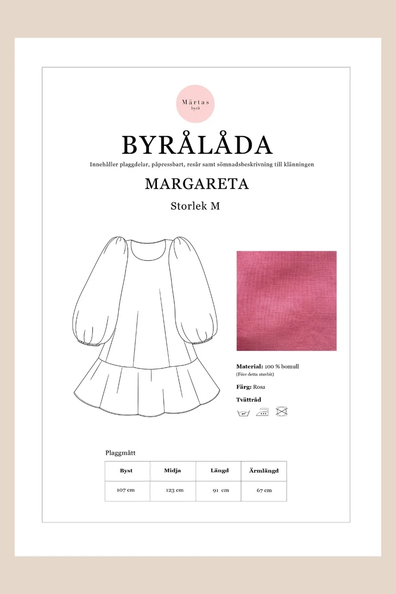 BYRÅLÅDA - Margareta klänning M
