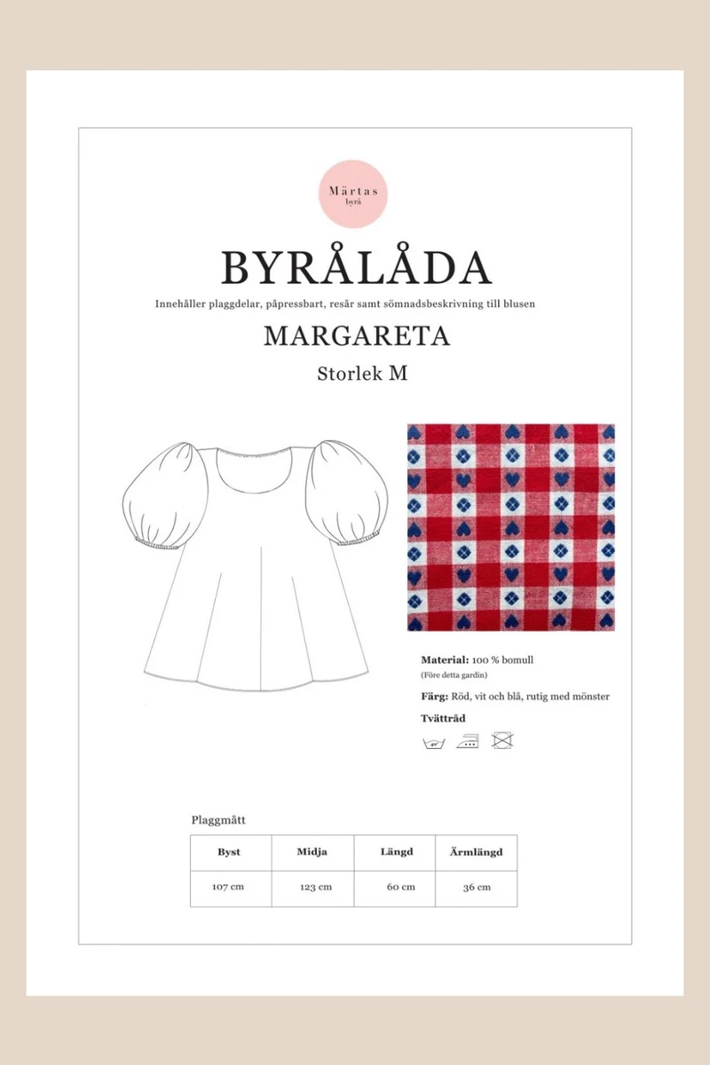 BYRÅLÅDA - Margareta blus M