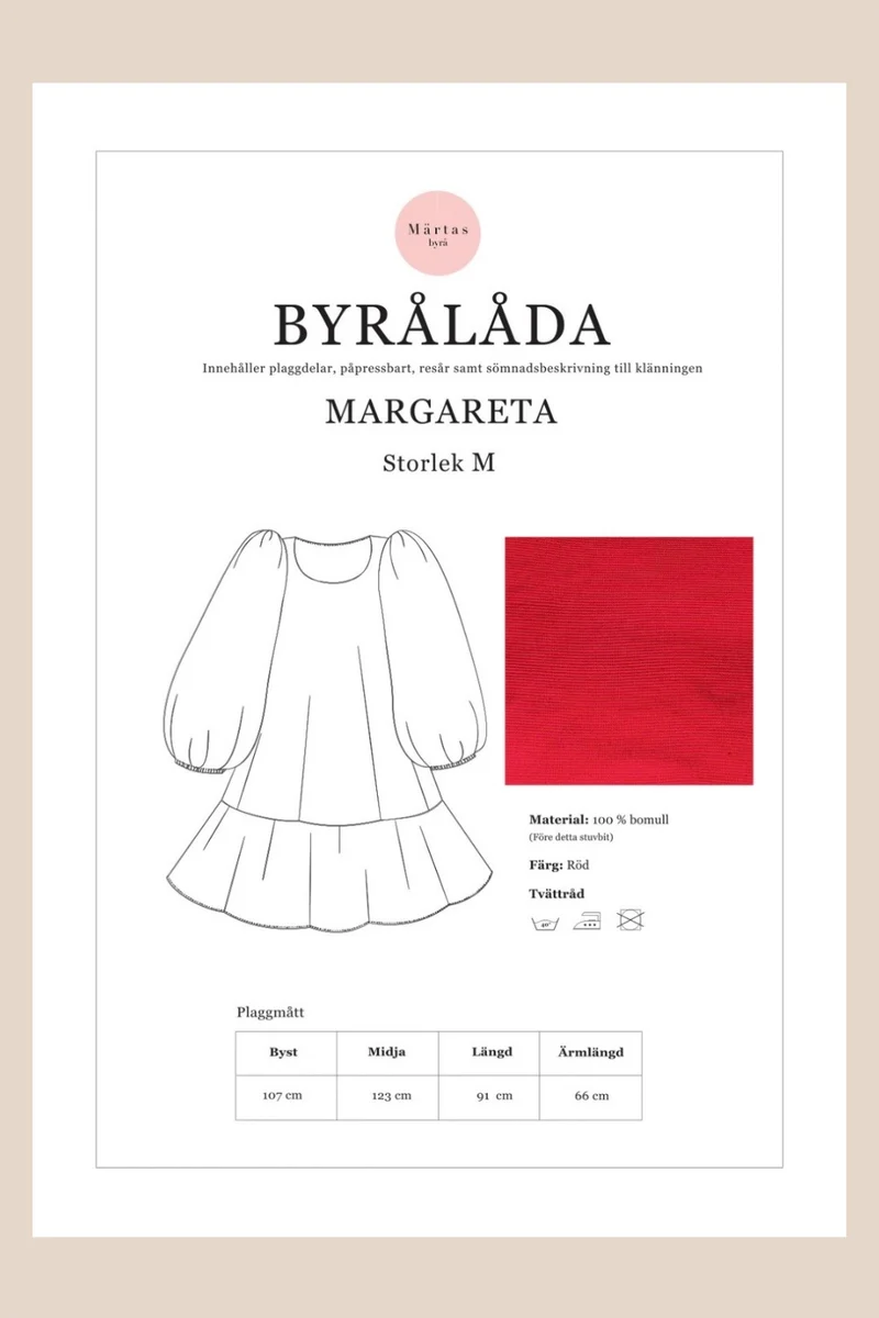 BYRÅLÅDA - Margareta klänning M