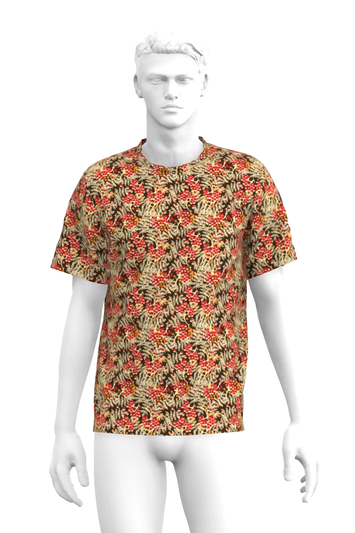T-Shirt Erik - Rowanberries Beige