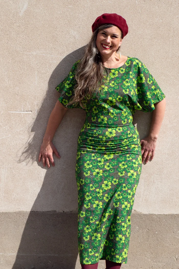 Klänning Judit - Springkly bright green