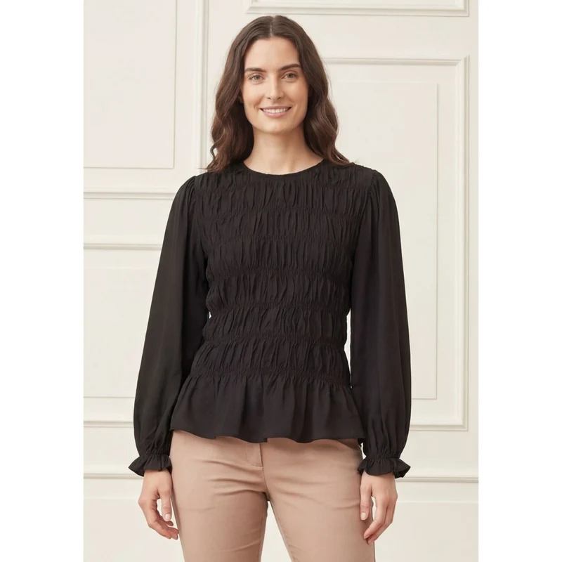 Blus Noel Smock