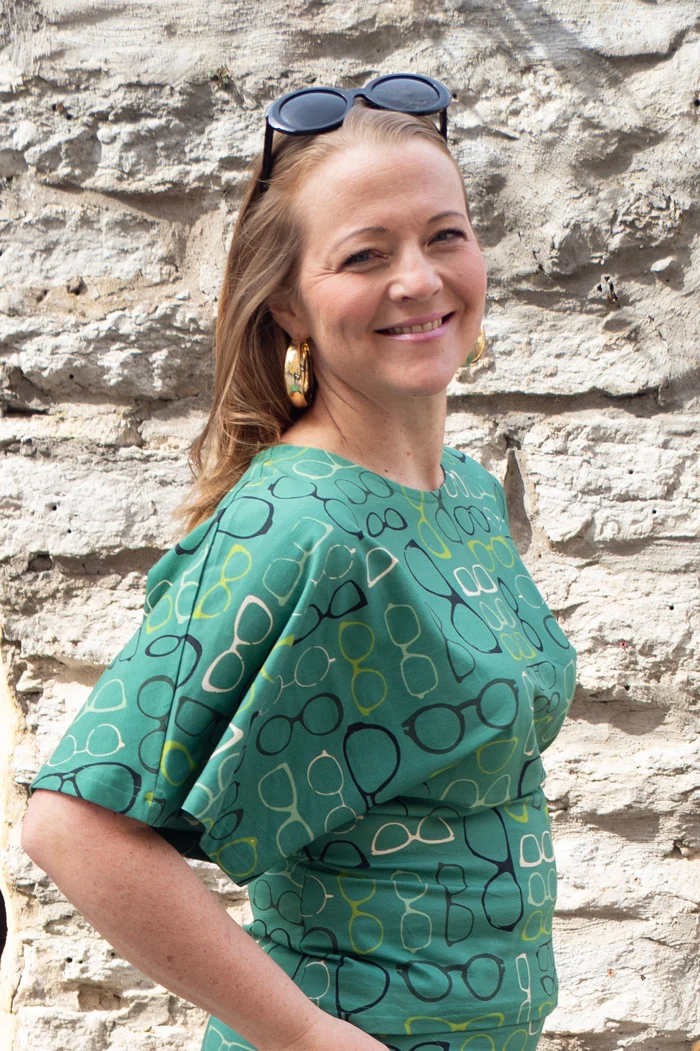 Tröja Judit - Glasögon grön
