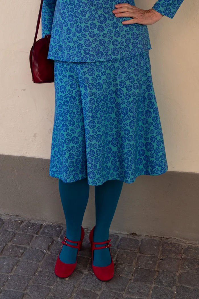 Kjolen Fiona - Bluestune blue