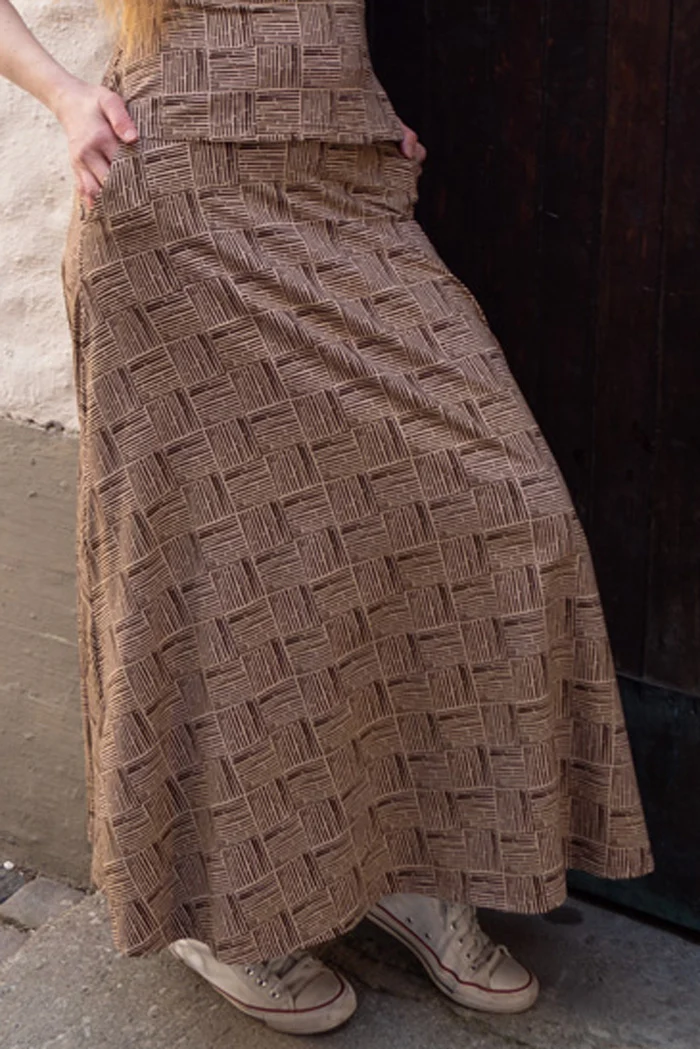 Kjolen Alma - Bambu brown beige