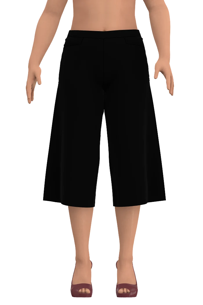 Culottebyxan Carin - Black