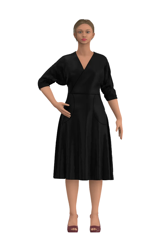 Klänning Elsa - Black