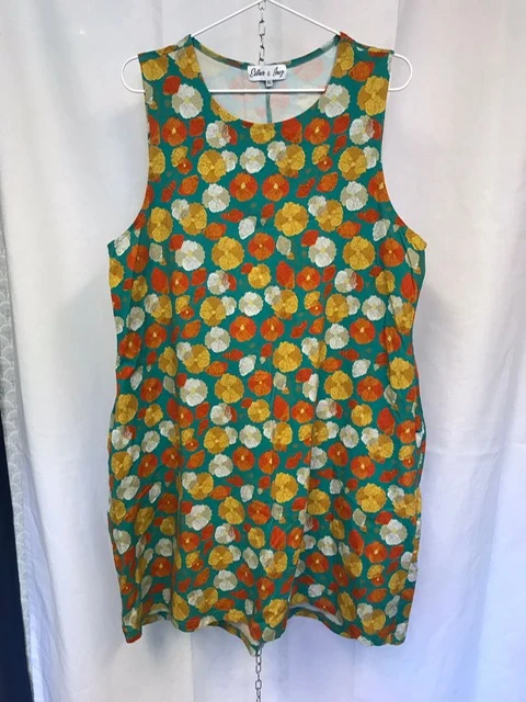 Secondhand: Anna - Vallmo mix blue XL