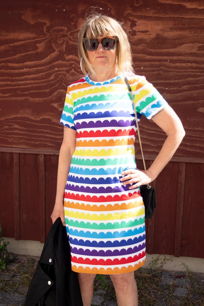 Klänning Fanny - Cloud rainbow