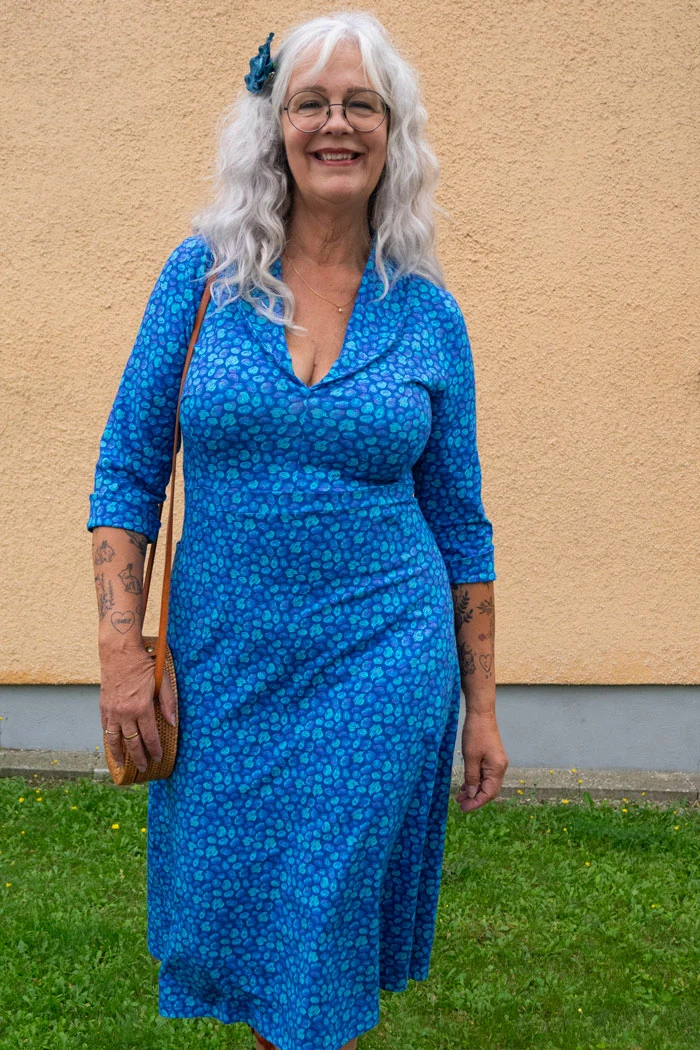 Klänning Mona - Razie blue