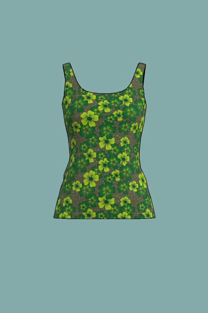 Tanktop Tilde - Springkly bright green