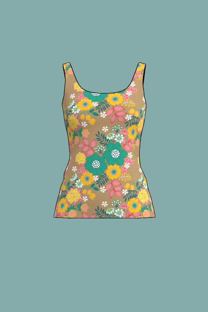 Tanktop Tilde - Lullaby beige