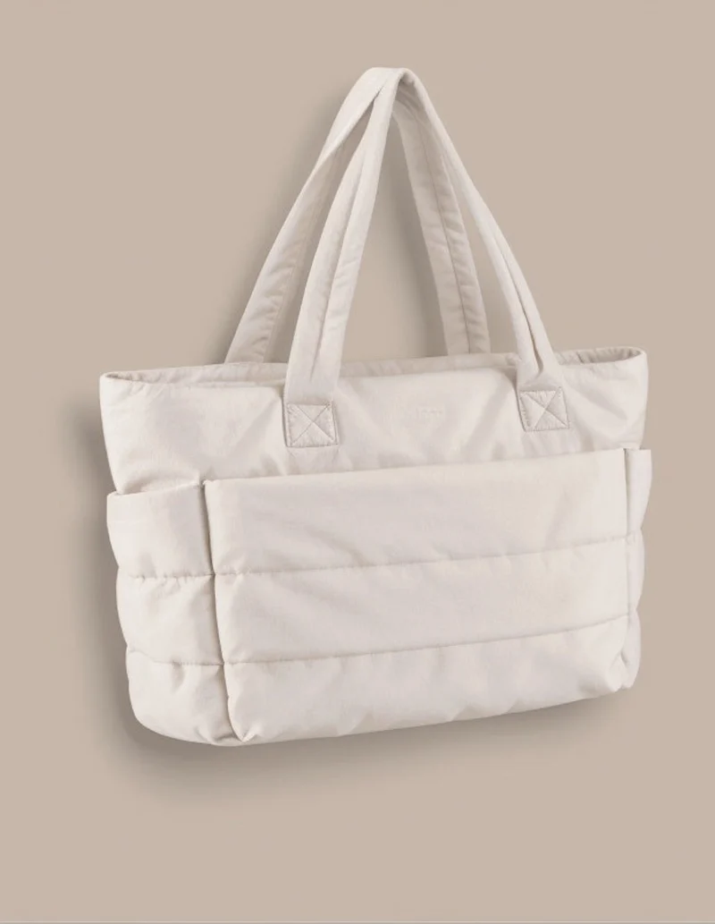 Dam Tote Bag Trendig Puffer Design