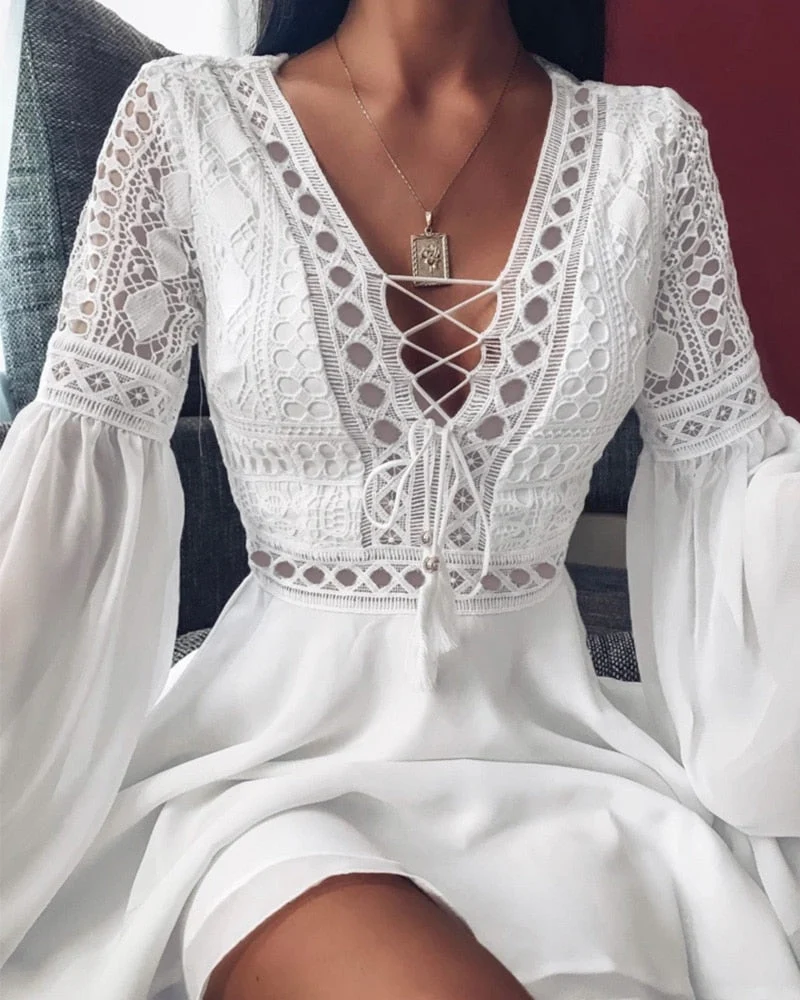 Dam Festklänning Elegant Snitt Polyester för Bröllop och Fest