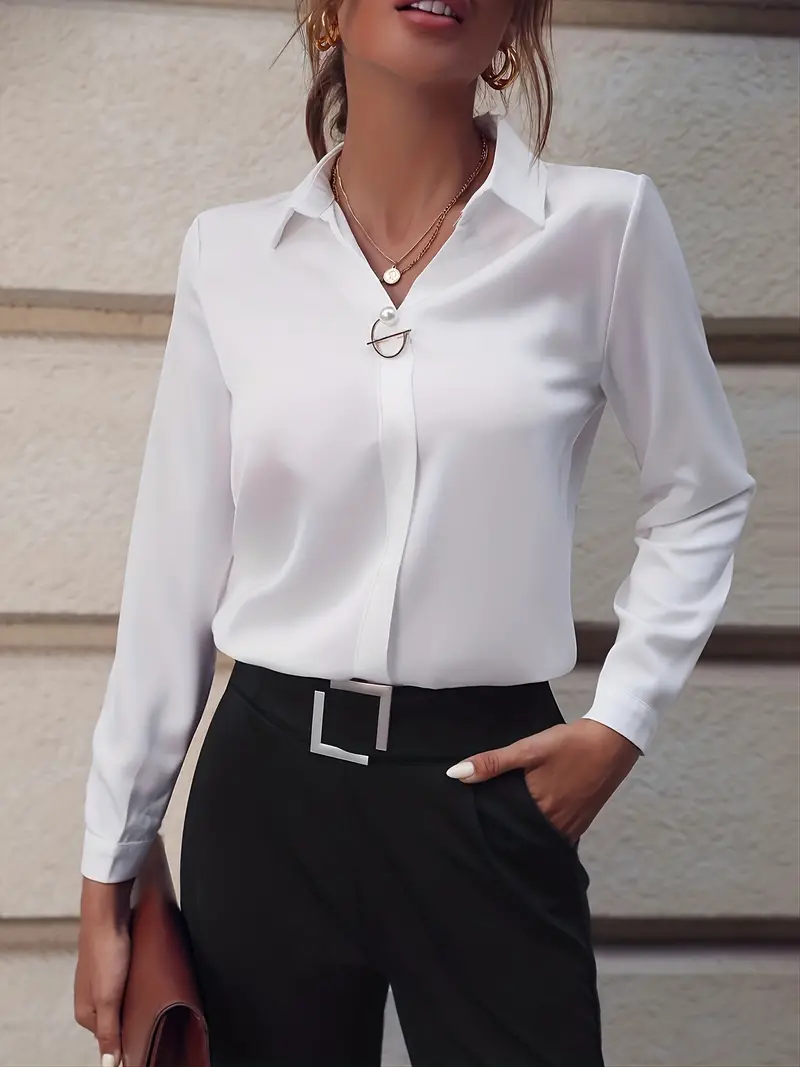 Dam Business Blus Elegant Polyester