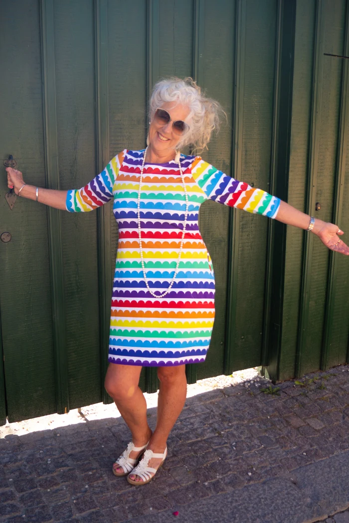 Klänning Bardot - Cloud rainbow