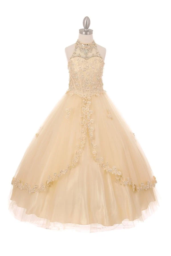 Cinderella Couture USA AS5060 Satin Tyll Mini Quince