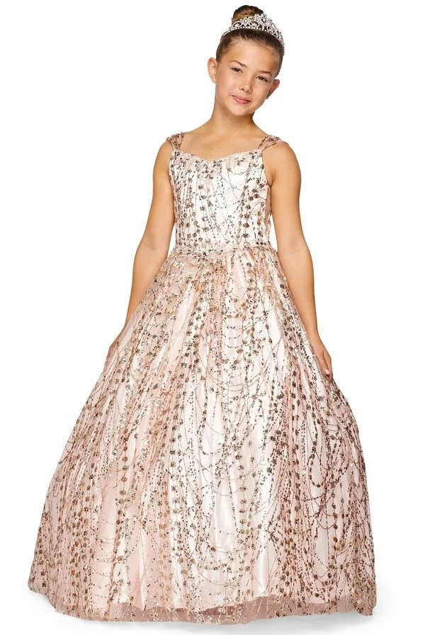 Cinderella Couture USA AS8007 Satin Glitter Tyll Mini Quince