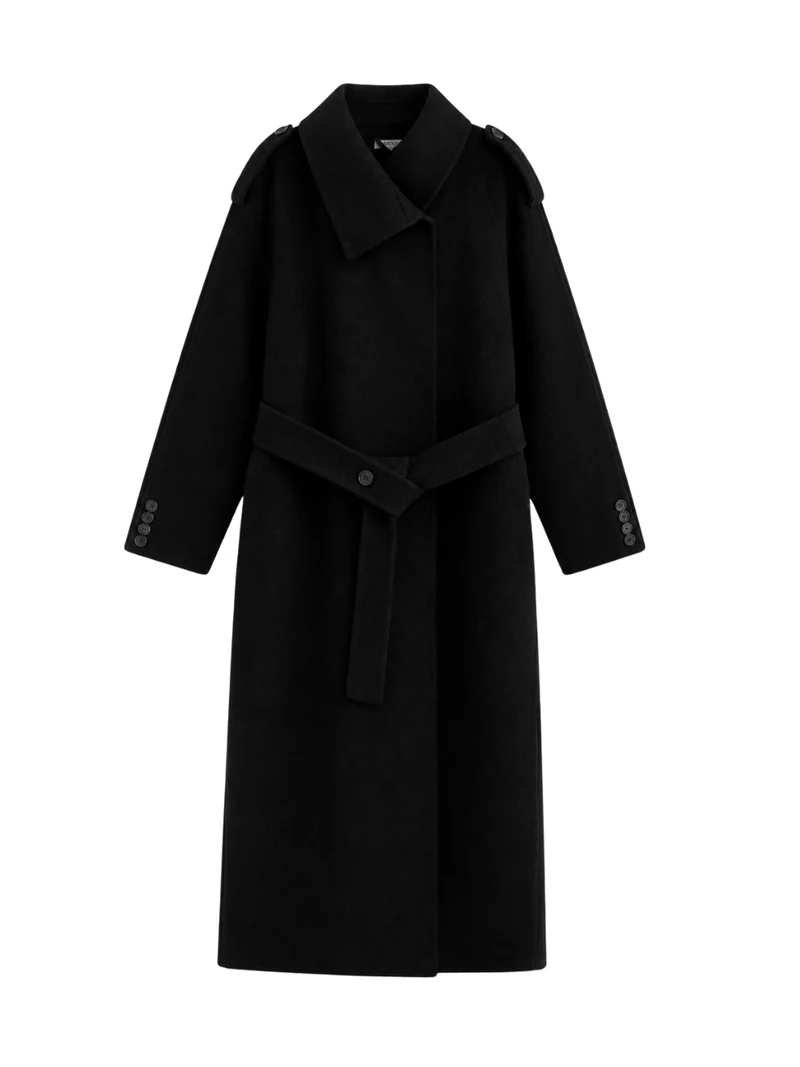 Martina trenchcoat sort