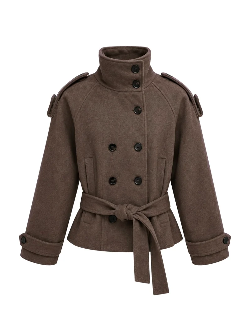 Hazel trenchcoat mørkebrun