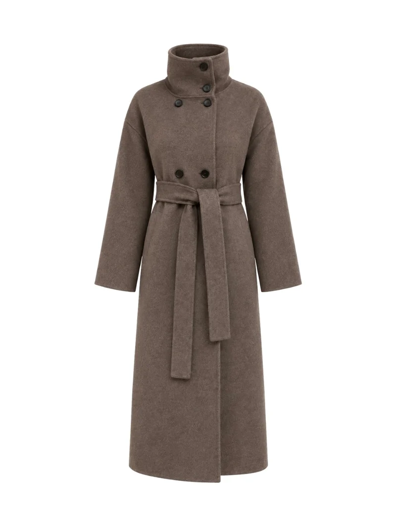 Vilja trenchcoat mørkebrun
