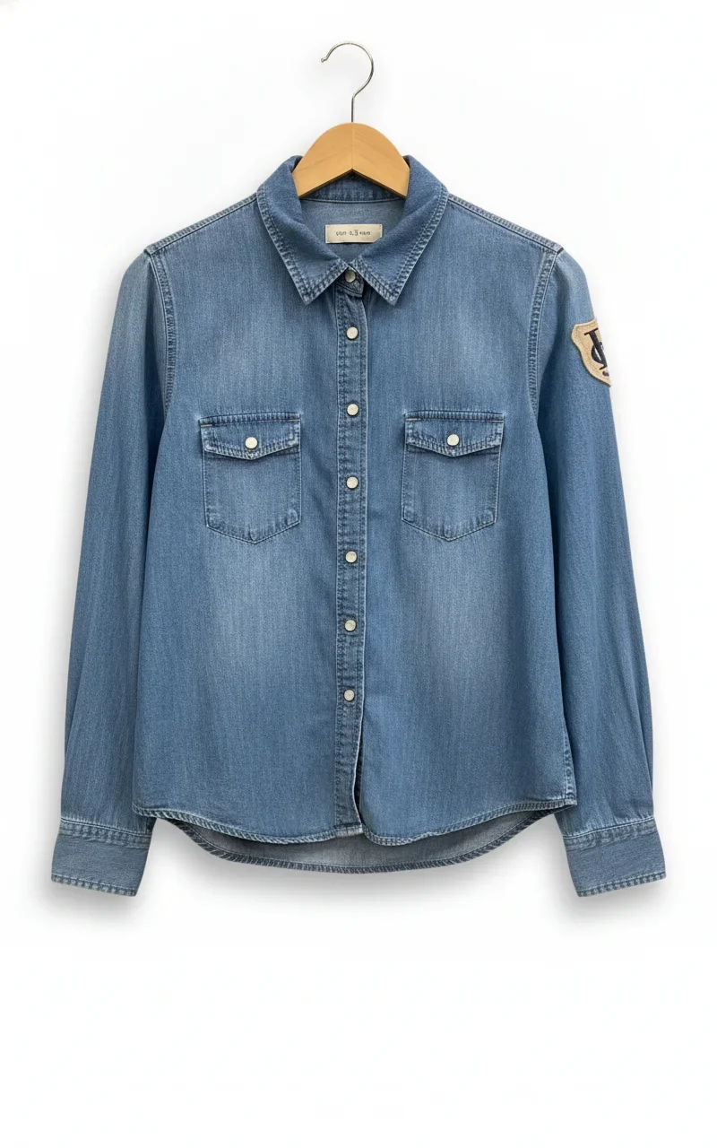 Hunkydory denimskjorta med knappar