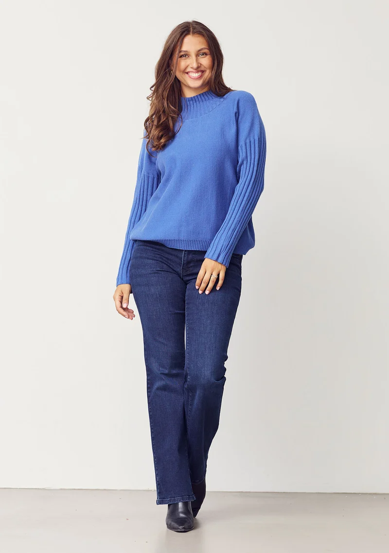 Kaddy Knit Pullover - Blue