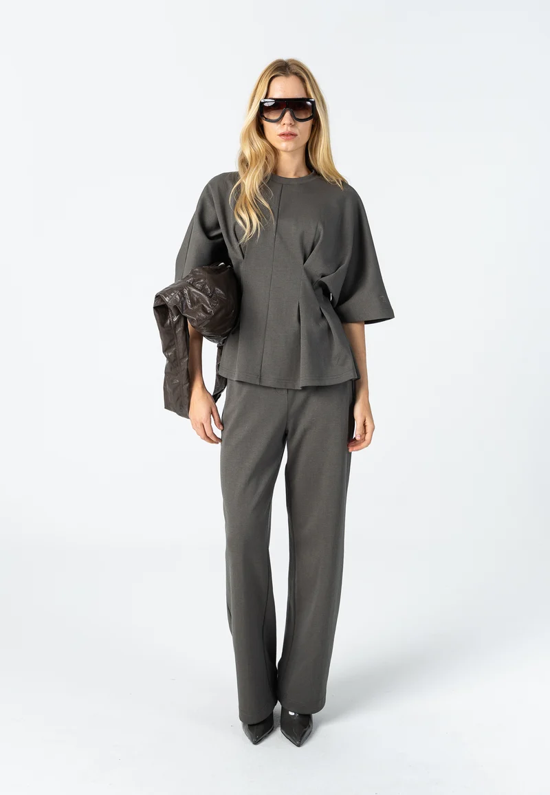 Jerseybyxor - Sille passform - Moss Green