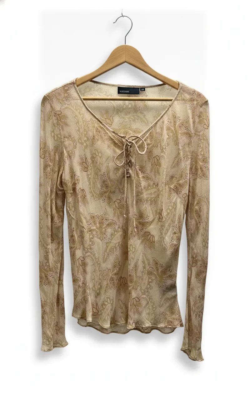 KappAhl paisley knytblus