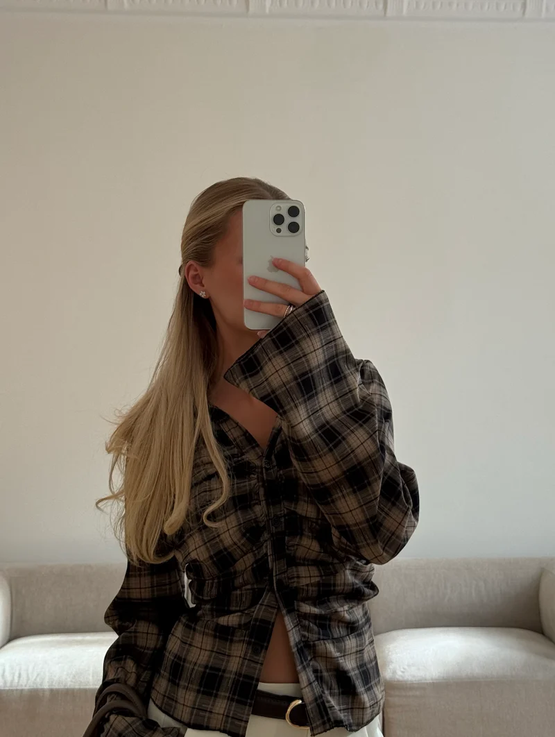 Mariella skjorte brun