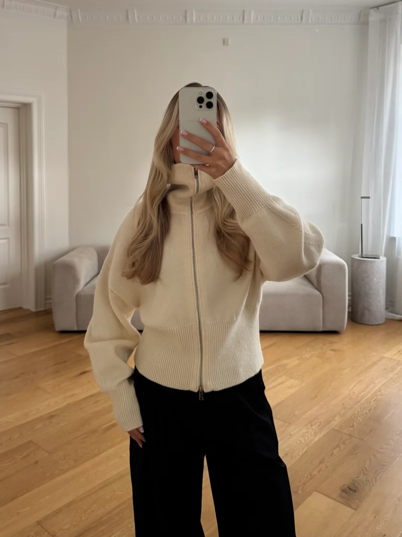 Frida cardigan creme
