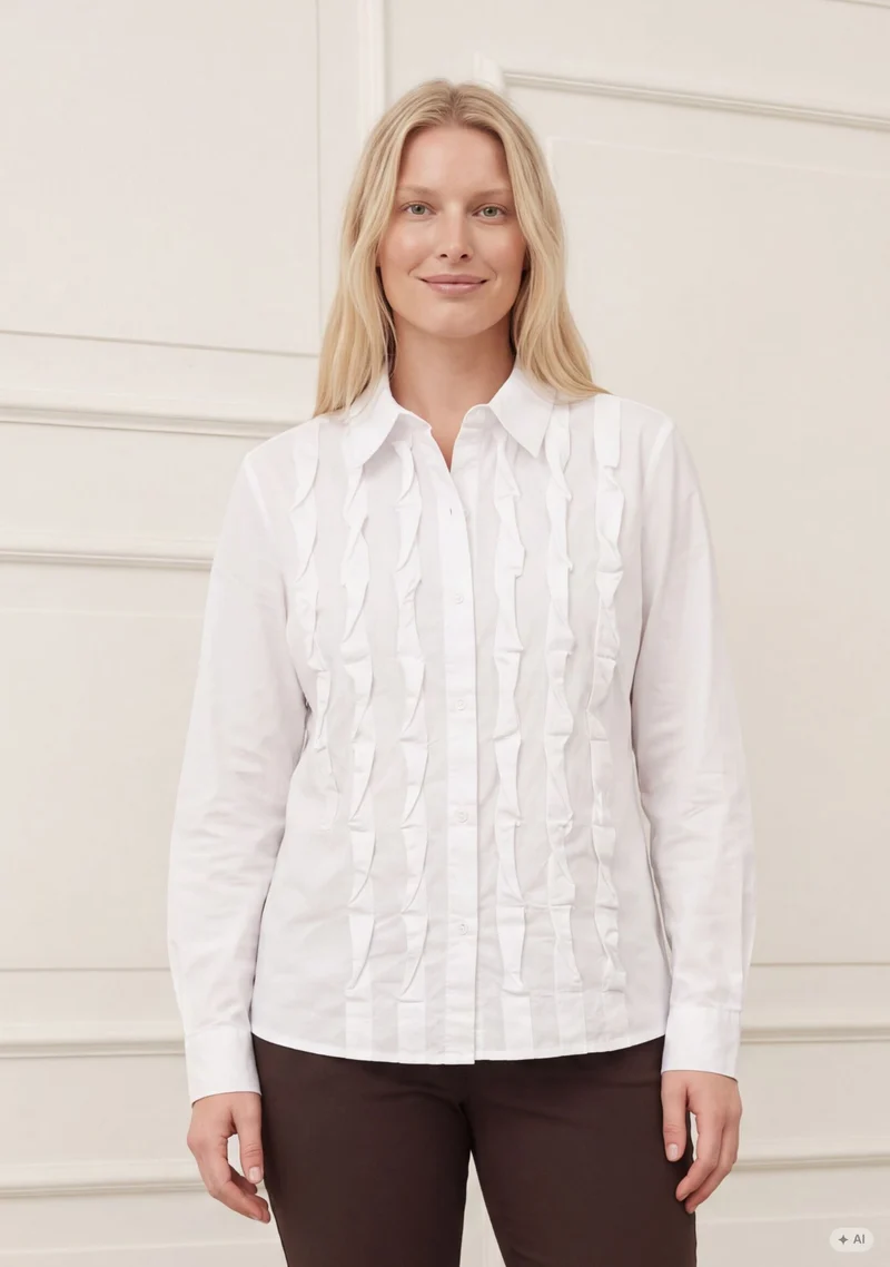 Bellis Deco Shirt - White