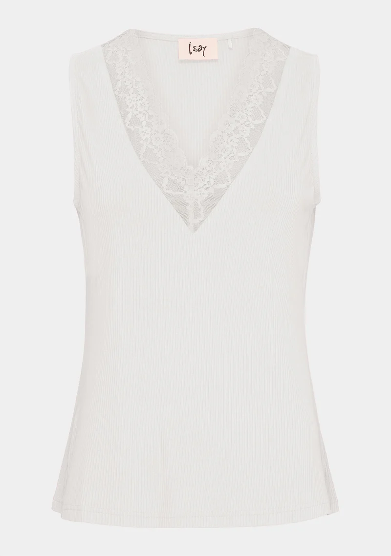 Dee V-Neck Top - White
