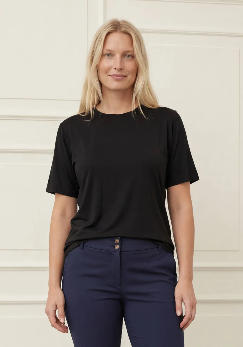 Nugga Basic O-Neck T-Shirt - Black