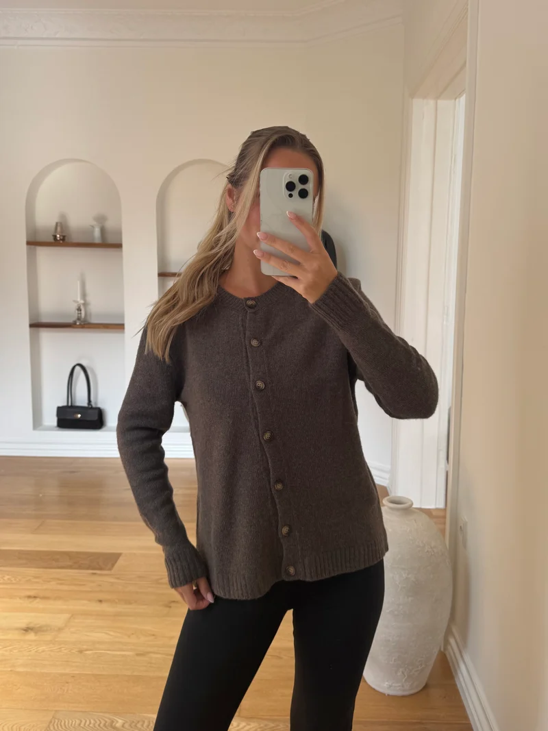 Maisa cardigan brun