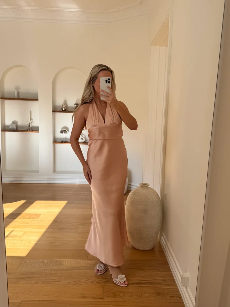 Isabelle kjole orange