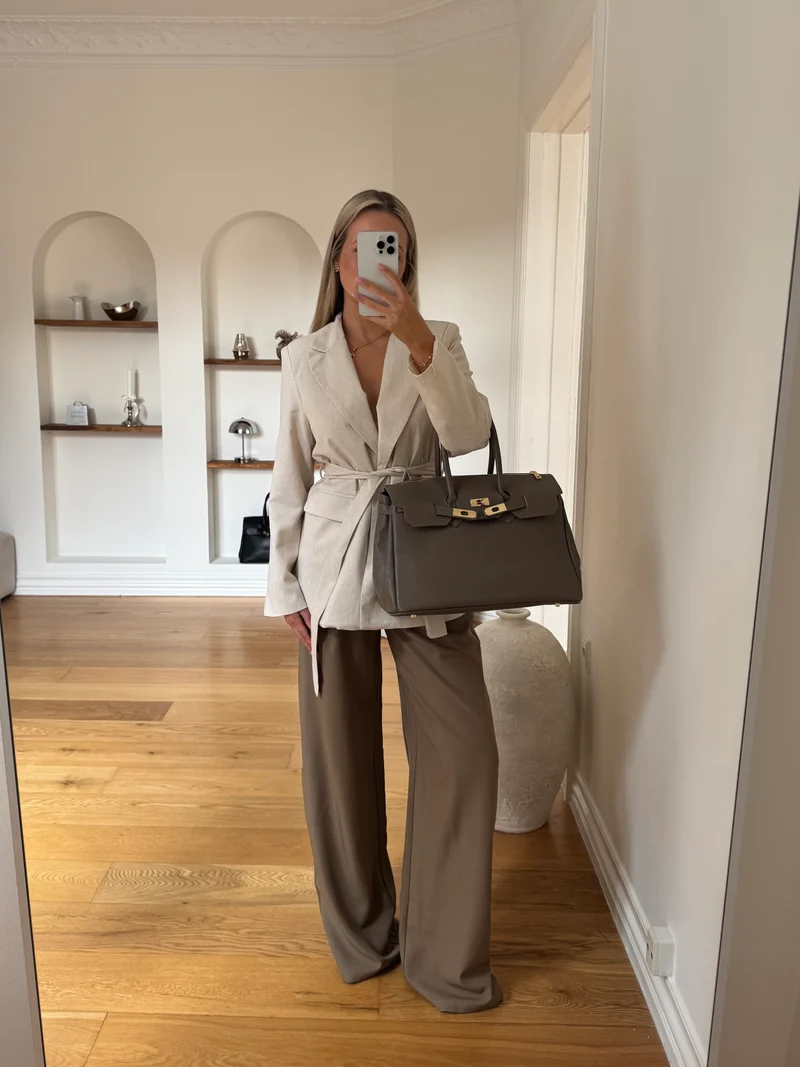 Gry blazer beige