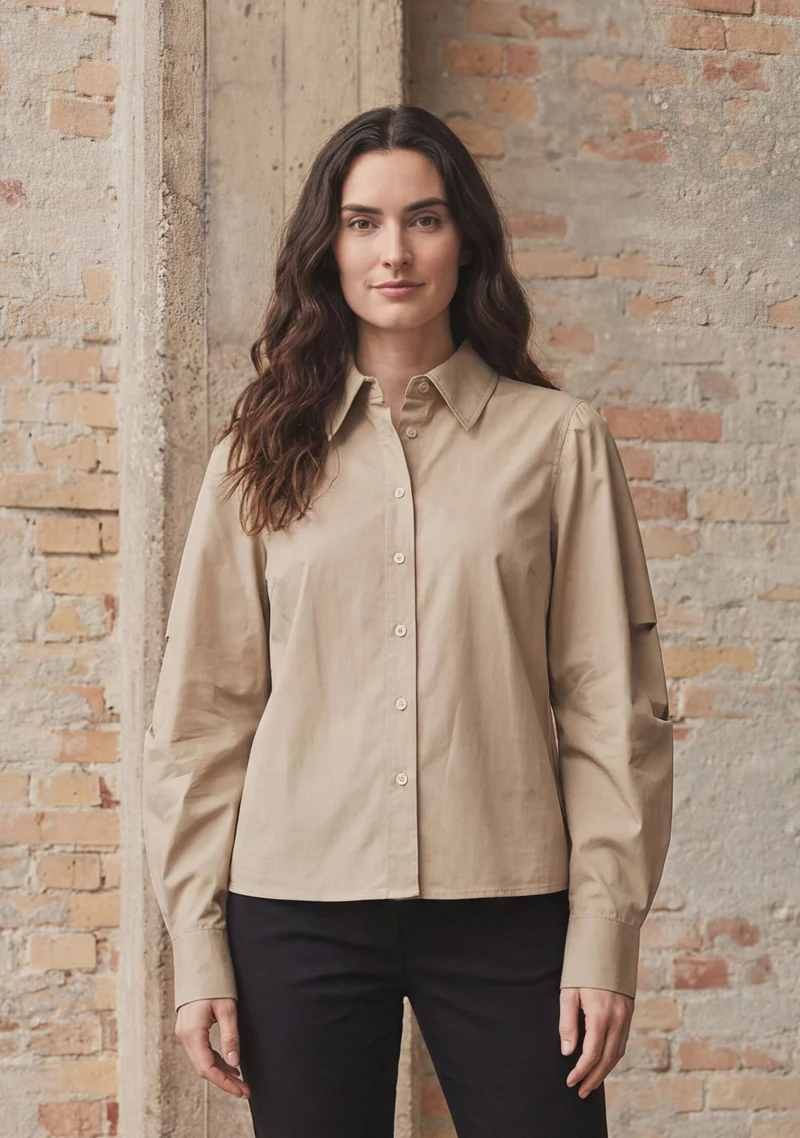 Sigga Sleeve Shirt - Light Taupe