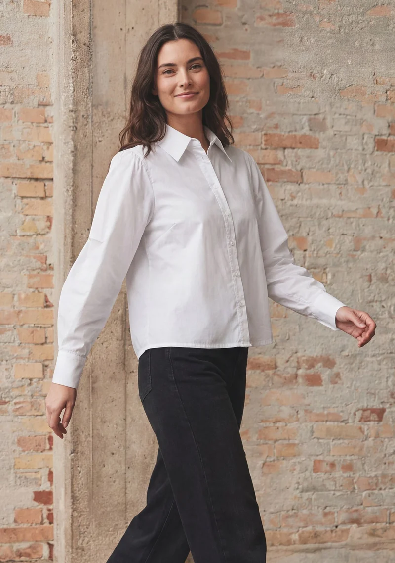 Sigga Sleeve Shirt - White