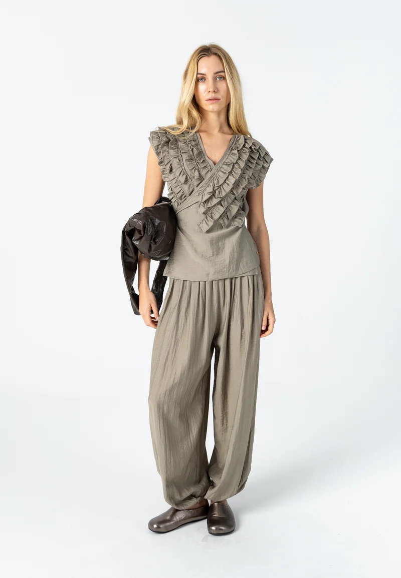 Volymbyxor - Sille passform - Sage green