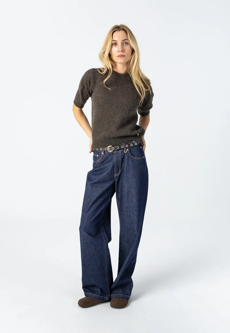 Jeans - Petra passform - Dark Blue Denim