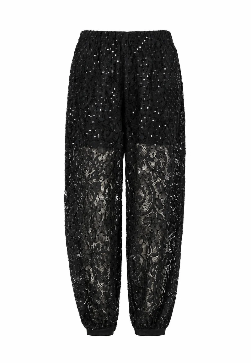 Ballon sequins pants - Black